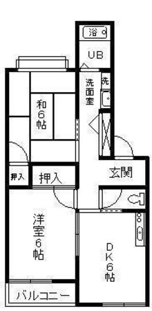 レオパレスVの物件間取画像